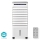 Luftkühler 65W/230V Wi-Fi weiß + Fernbedienung