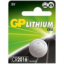 1 Stück Lithium-Knopfbatterie CR2016 GP 3V/90mAh