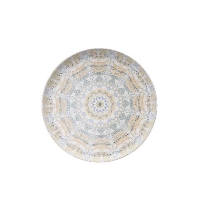 12-teiliges, farbenfrohes Porzellan-Set