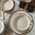 16-teiliges Geschirrset beige/Porzellan