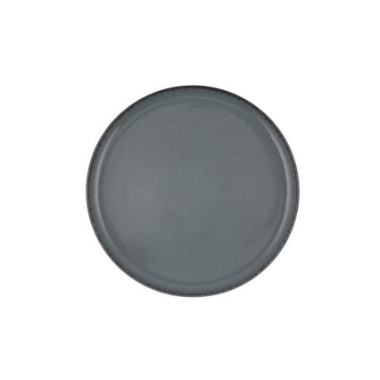 16-teiliges Geschirrset, grau/Porzellan