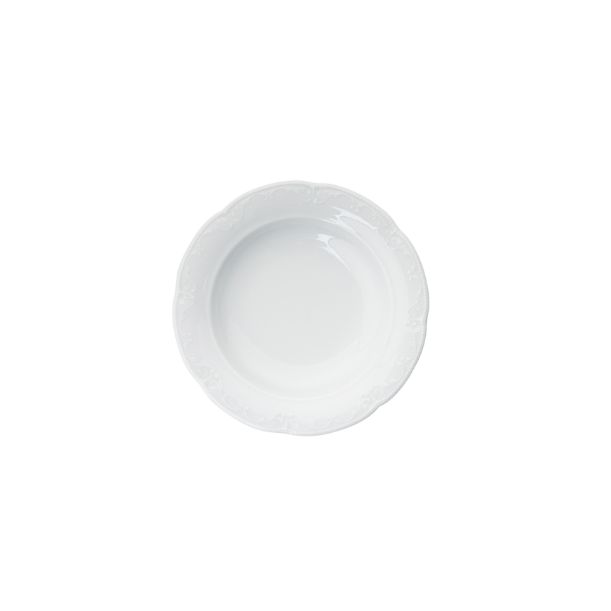 18-teiliges Ess-Set, weiß/Porzellan