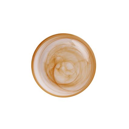 18-teiliges Essservice, orange/Glas