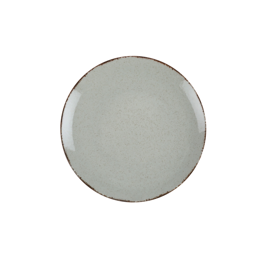 18-teiliges Geschirrset, grün/Porzellan