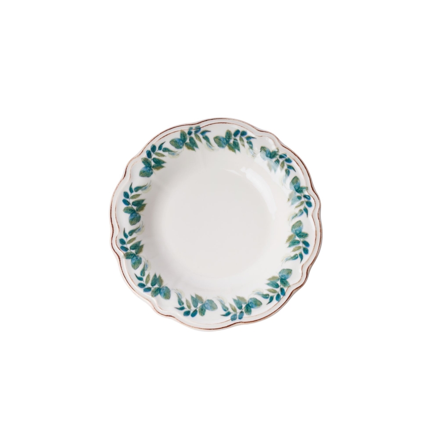 18-teiliges, mehrfarbiges Porzellan-Geschirrset