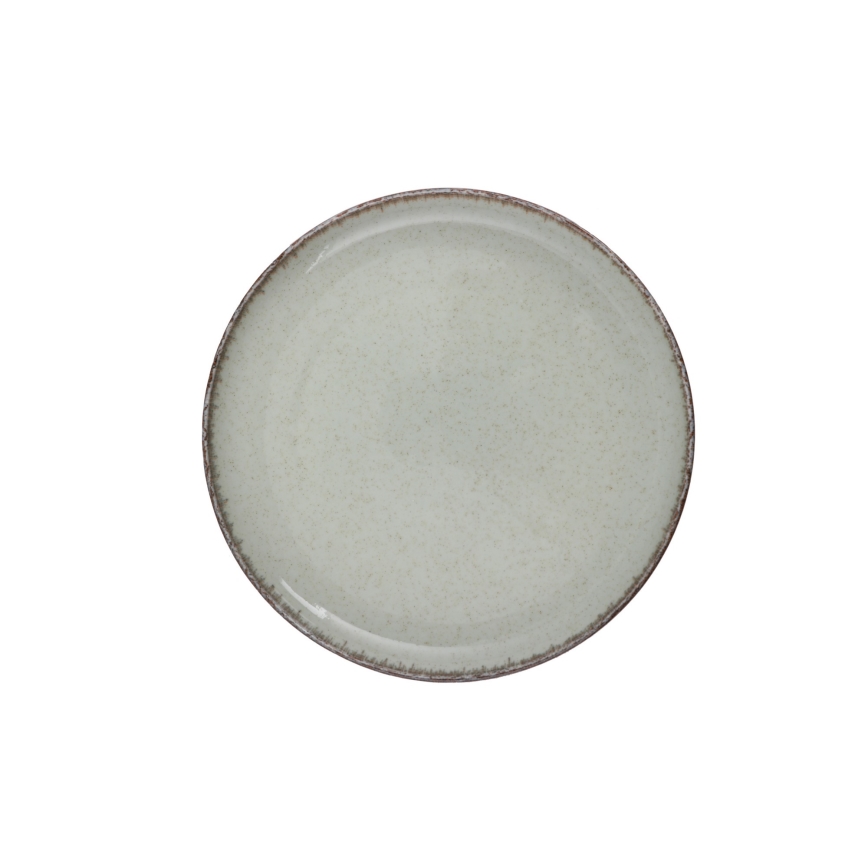 18-teiliges Speiseservice, grün/Porzellan