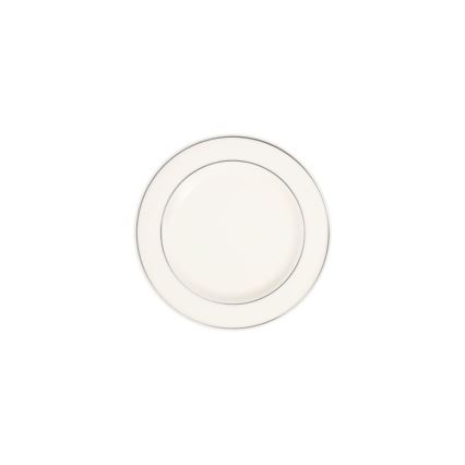 18-teiliges Tafelservice creme/silber/Porzellan