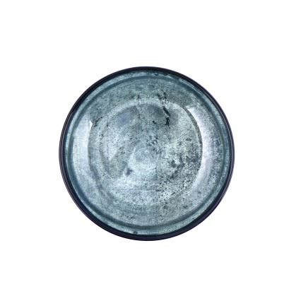 18-tlg. Geschirrset, blau/Porzellan