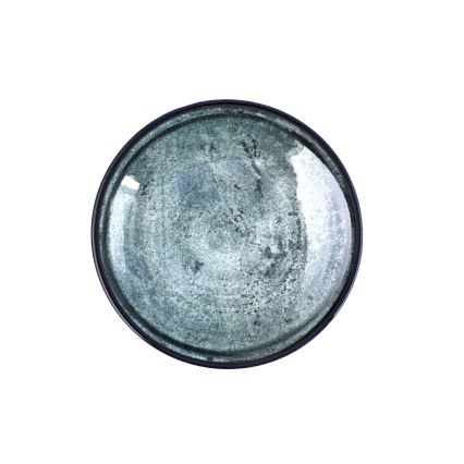 18-tlg. Geschirrset, blau/Porzellan