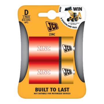 2 St Zink-Chlorid Batterie D 1,5V