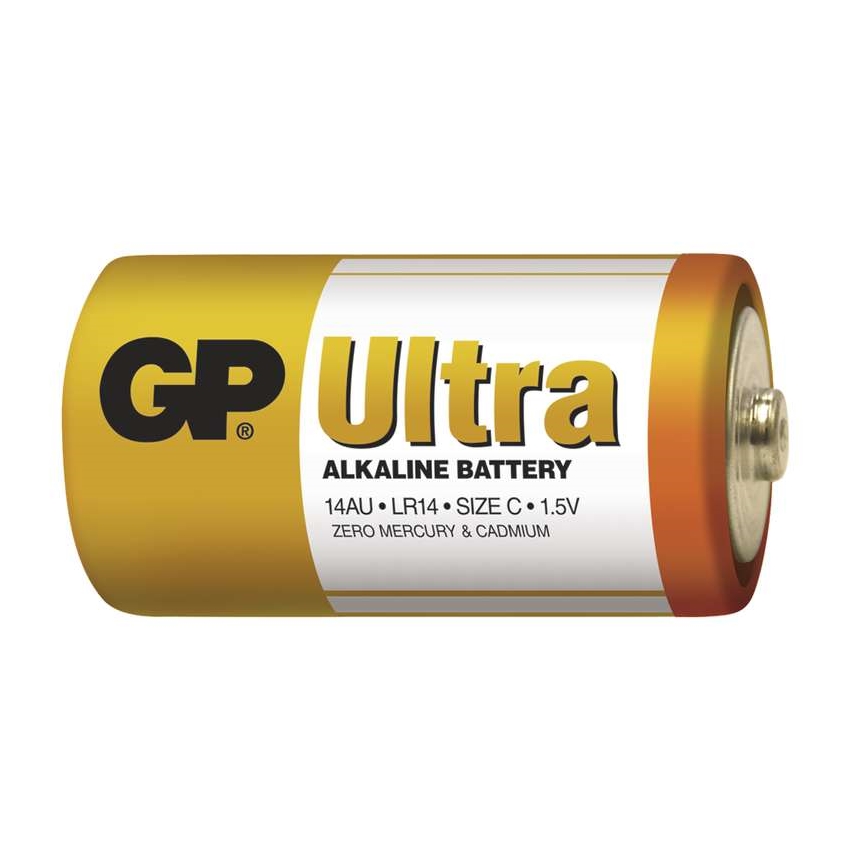 2 Stk. alkalische Batterien C GP ULTRA 1,5V