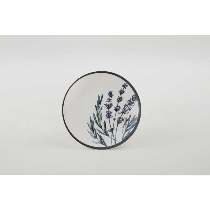 24-teiliges, farbenfrohes Essgeschirr aus Steingut