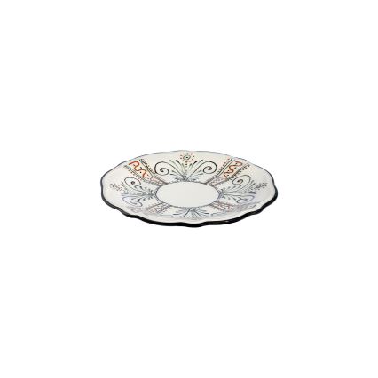 24-teiliges, farbenfrohes Porzellan-Set