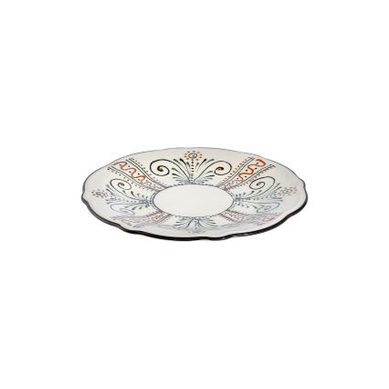 24-teiliges, farbenfrohes Porzellan-Set