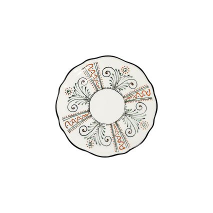 24-teiliges, farbenfrohes Porzellan-Set