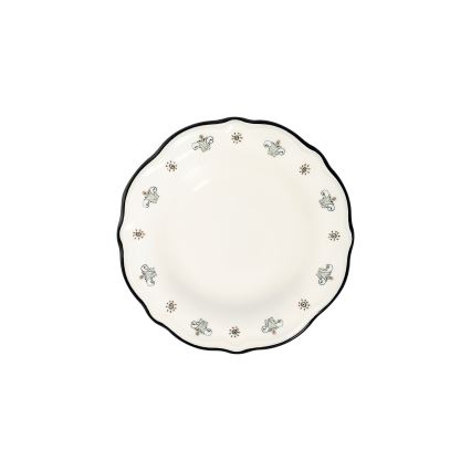 24-teiliges, farbenfrohes Porzellan-Set