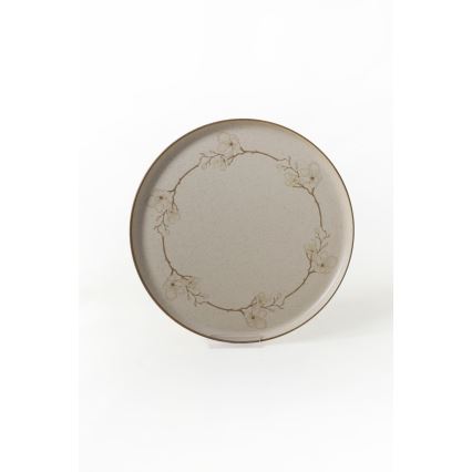 24-teiliges Geschirrset, beige/Keramik