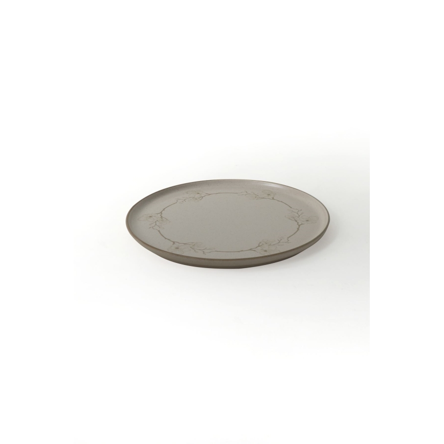 24-teiliges Geschirrset, beige/Keramik