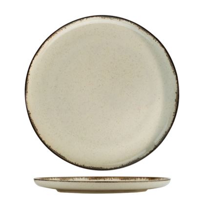 24-teiliges Geschirrset beige/Porzellan