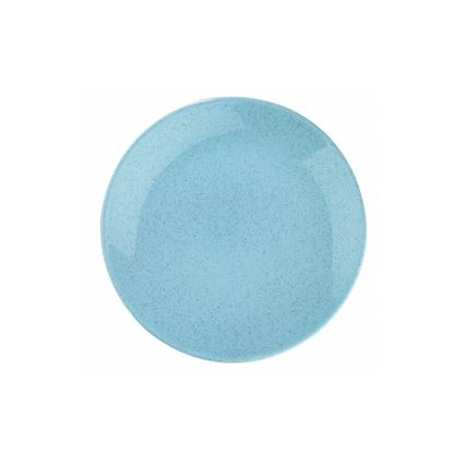 24-teiliges Geschirrset blau/Porzellan