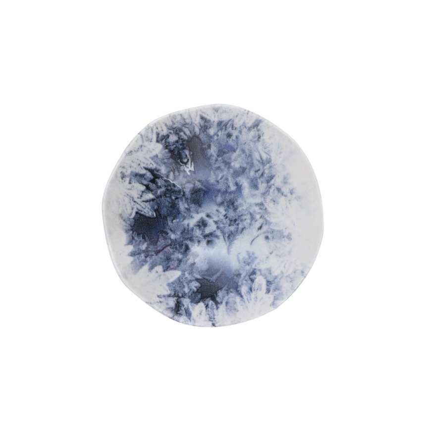 24-teiliges Geschirrset, blau/Porzellan