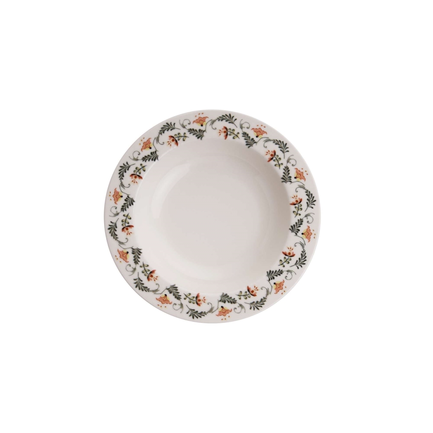 24-teiliges Geschirrset, bunt/Porzellan