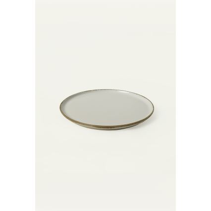 24-teiliges Geschirrset – creme/braun, Keramik