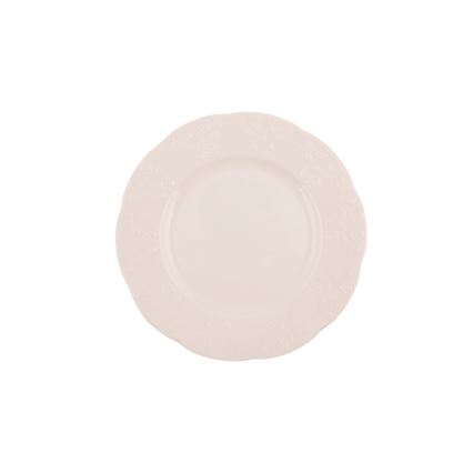 24-teiliges Geschirrset cremefarben/Porzellan