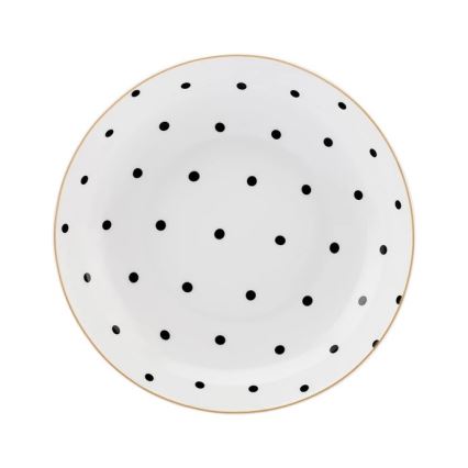 24-teiliges Geschirrset mehrfarbig/Porzellan