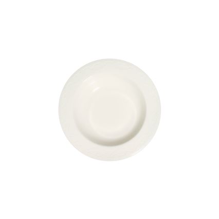 24-teiliges Geschirrset, weiß/Porzellan