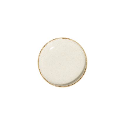 24-teiliges Porzellan-Geschirrset, weiß/beige