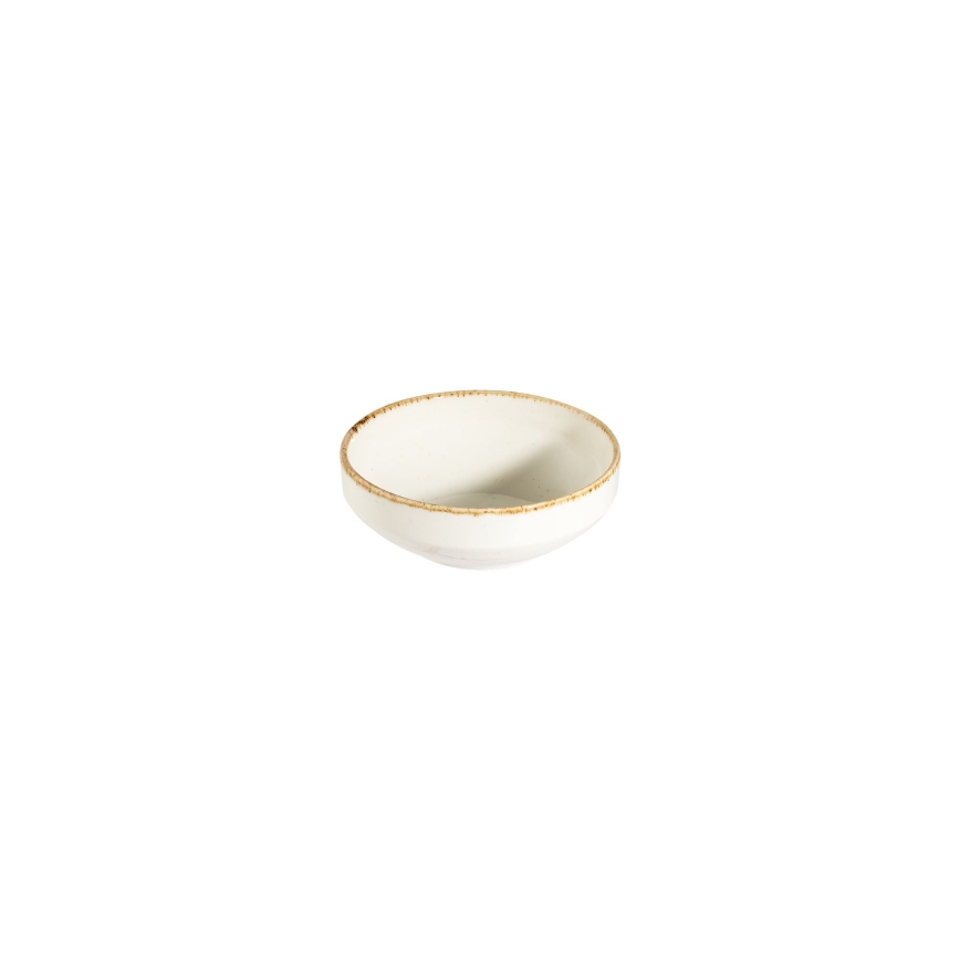 24-teiliges Porzellan-Geschirrset, weiß/beige