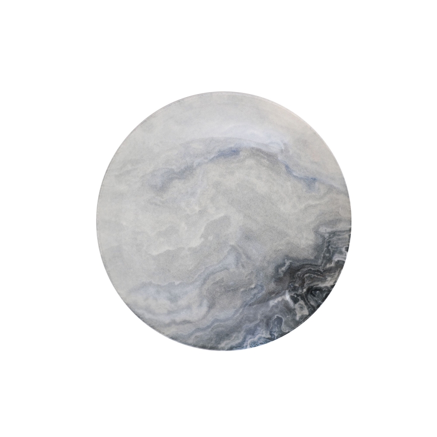 24-teiliges Porzellan-Tafelservice, braun