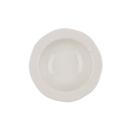 24-teiliges Speiseservice cremefarben/Porzellan