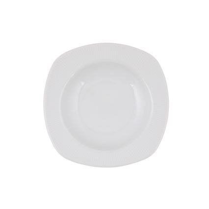 24-teiliges Tafelservice, weiß/Porzellan