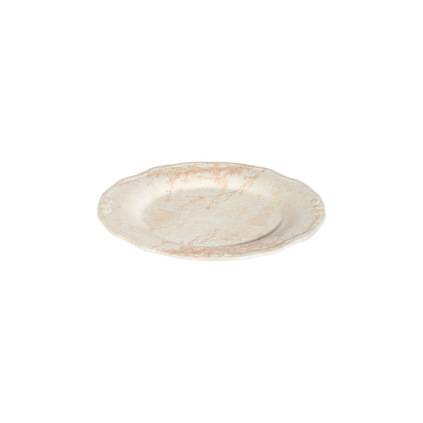 27-teiliges Geschirrset, beige/Porzellan
