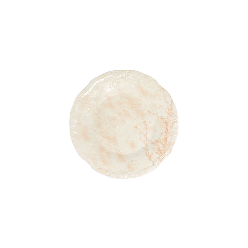 27-teiliges Geschirrset, beige/Porzellan