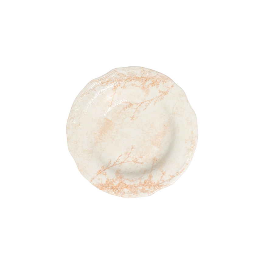 27-teiliges Geschirrset, beige/Porzellan