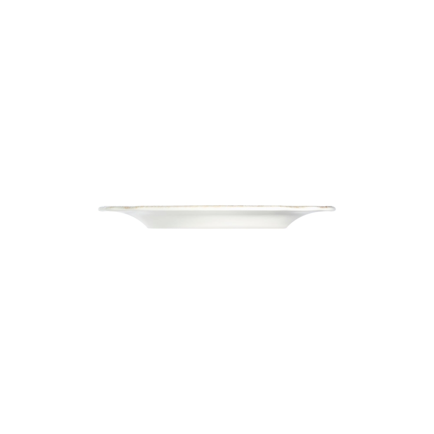 27-teiliges Geschirrset, beige/Porzellan