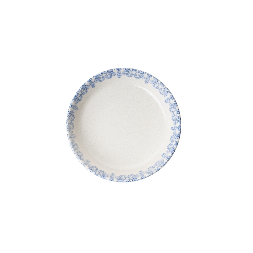 27-teiliges Geschirrset weiß/blau/Porzellan