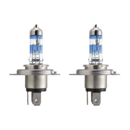 2er SET Autoglühbirne Philips RACINGVISION 12342RVS2 H4 P43t-38/55W/12V