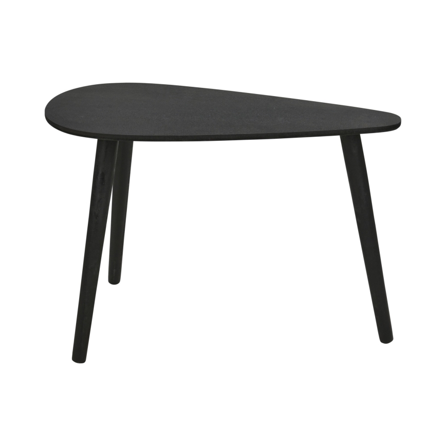 2er-Set Couchtisch SOLE 60/80x30/40 cm schwarz