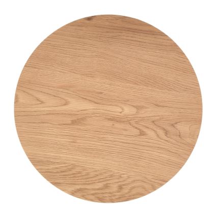 2er-Set Couchtisch ZENYA Eiche/Schwarz