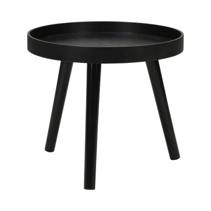 2er-Set Couchtische VERDE, Ø 60/38 cm, schwarz