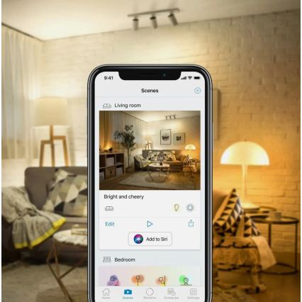 2er-Set dimmbare LED-Leuchtmittel A60 E27/9W/230V 2700K Wi-Fi + Fernbedienung - WiZ