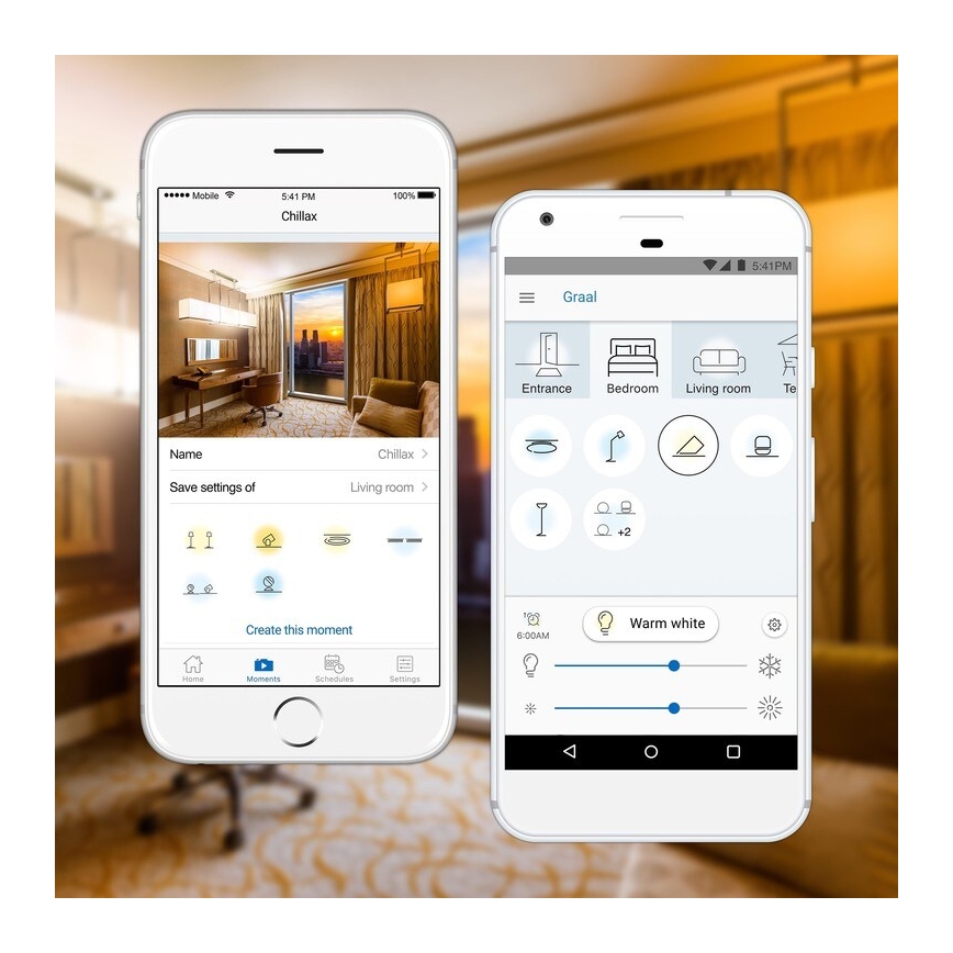 2er-Set dimmbare LED-Glühbirne A60 E27/9W/230V 2700K Wi‑Fi + Fernbedienung - WiZ