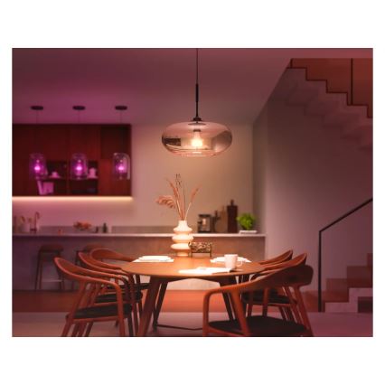 2er-Set dimmbare LED-Lampen Philips Hue WHITE AND COLOR AMBIANCE E27/8,1W/230V 1000-20000K