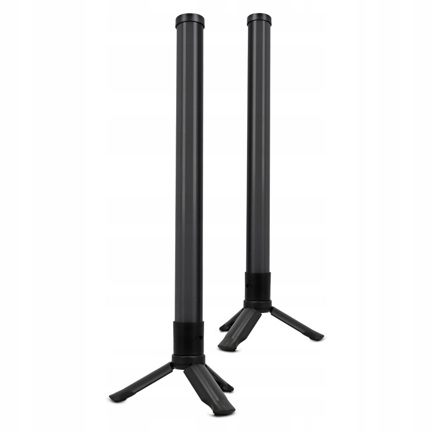 2er-Set dimmbare RGBIC-LED-Tischlampen LED/5W/5V schwarz + Fernbedienung