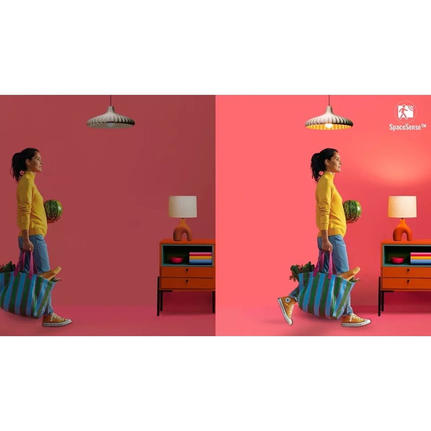 Set 2x dimmbare LED-Leuchtmittel mit Bewegungssensor PAR16 GU10/4,7W/230V 2700-6500K CRI 90 Wi-Fi - WiZ