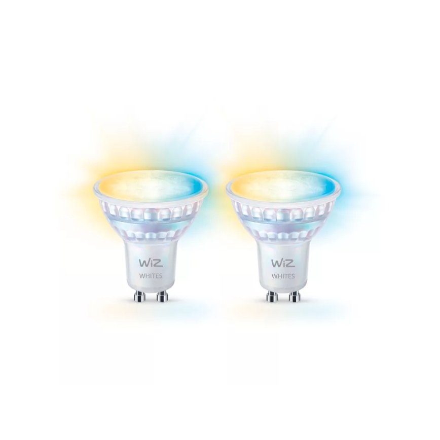 Set 2x dimmbare LED-Leuchtmittel mit Bewegungssensor PAR16 GU10/4,7W/230V 2700-6500K CRI 90 Wi-Fi - WiZ